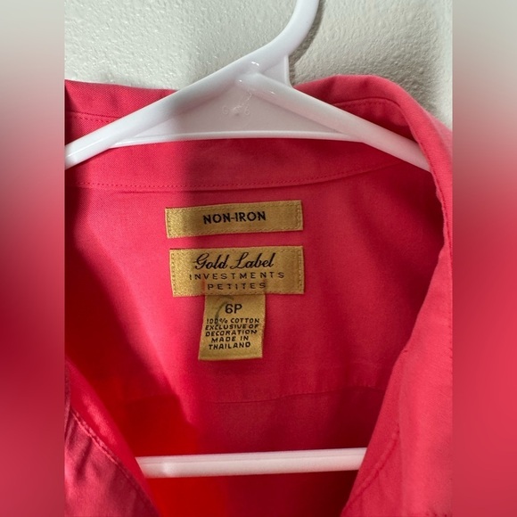 Gold label investments Sleeveless Button-Up cotton 6P - Picture 3 of 4